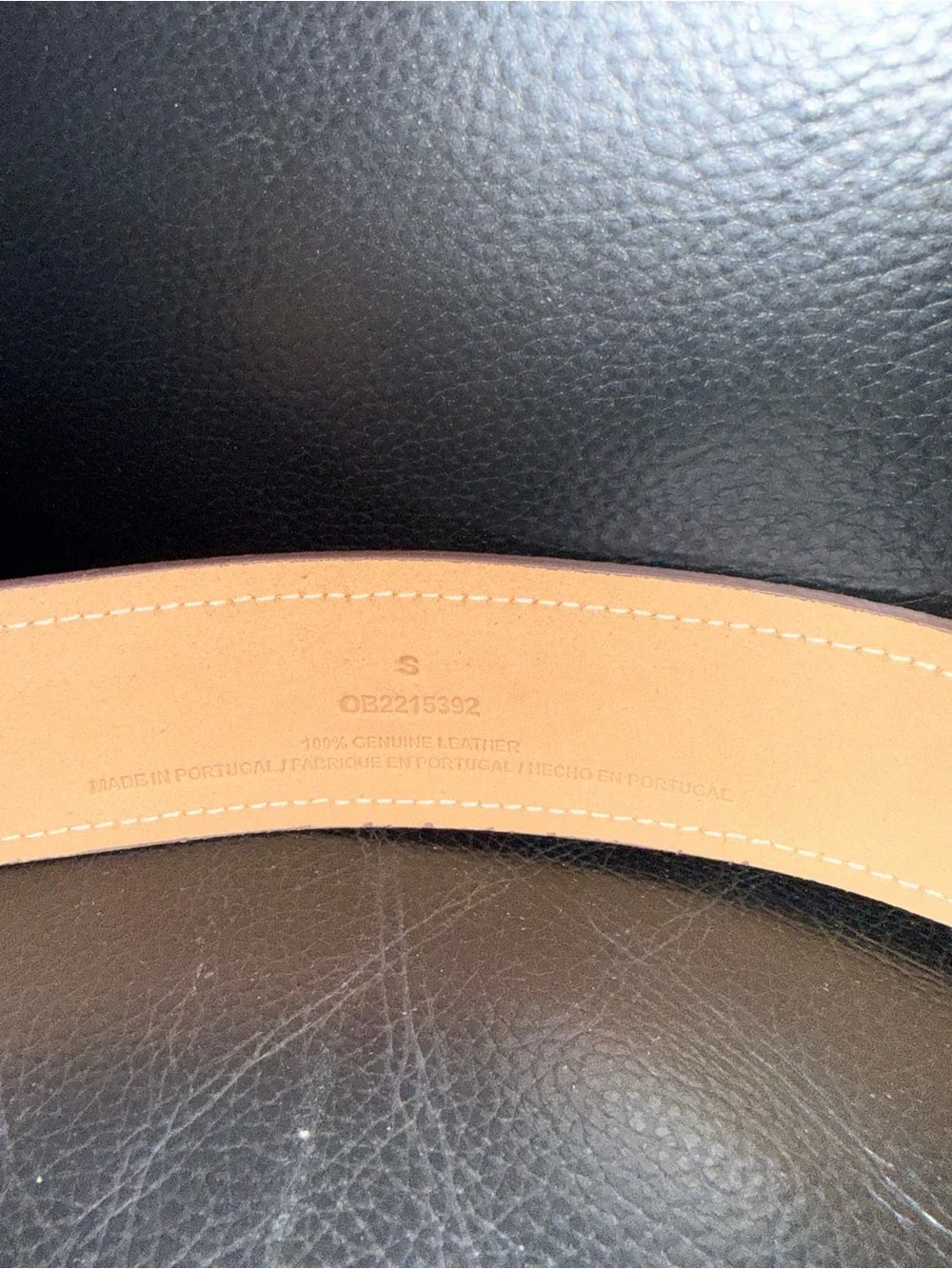 Anthropologie Brown Suede Belt with Gold Buckle 100% authentic Genuine Leather